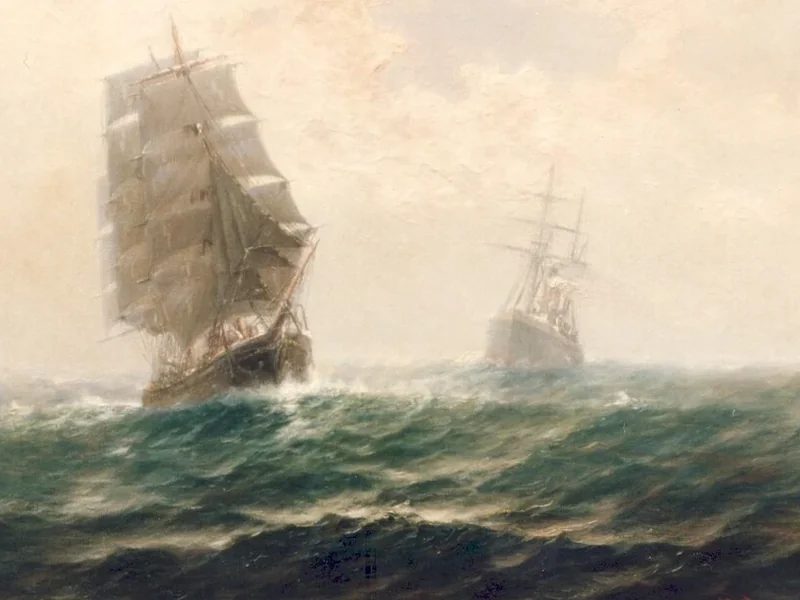 1868-Theodor Victor Carl Valenkamph - Dalla vela al vapore